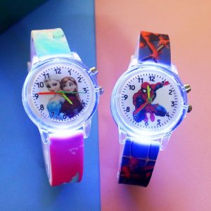 Princess Elsa/Spiderman watch