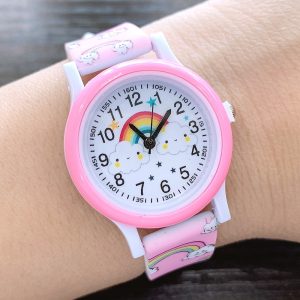 Silicone band quartz watch